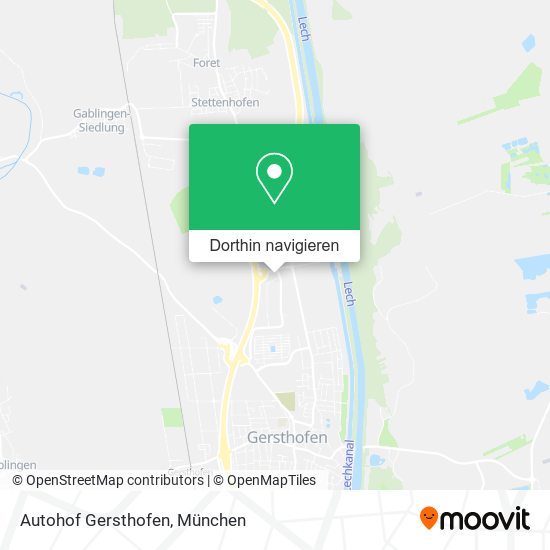 Autohof Gersthofen Karte