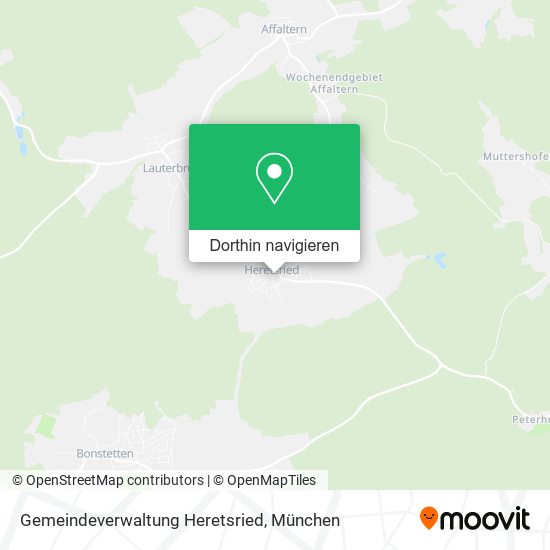 Gemeindeverwaltung Heretsried Karte