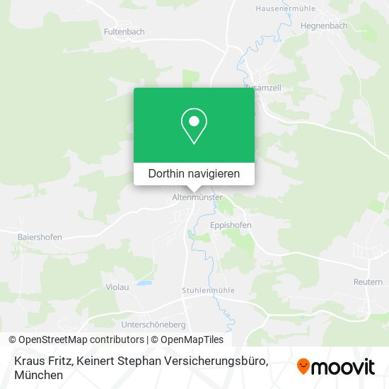 Kraus Fritz, Keinert Stephan Versicherungsbüro Karte