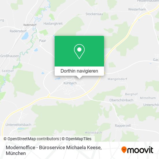 Modernoffice - Büroservice Michaela Keese Karte