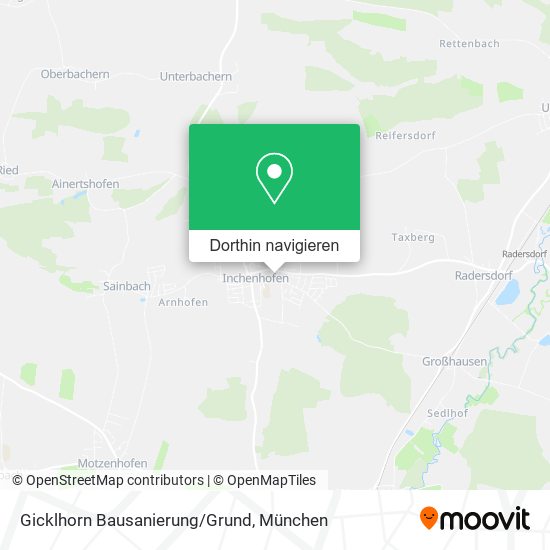 Gicklhorn Bausanierung/Grund Karte