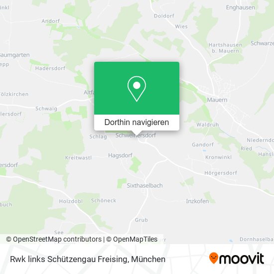 Rwk links Schützengau Freising Karte
