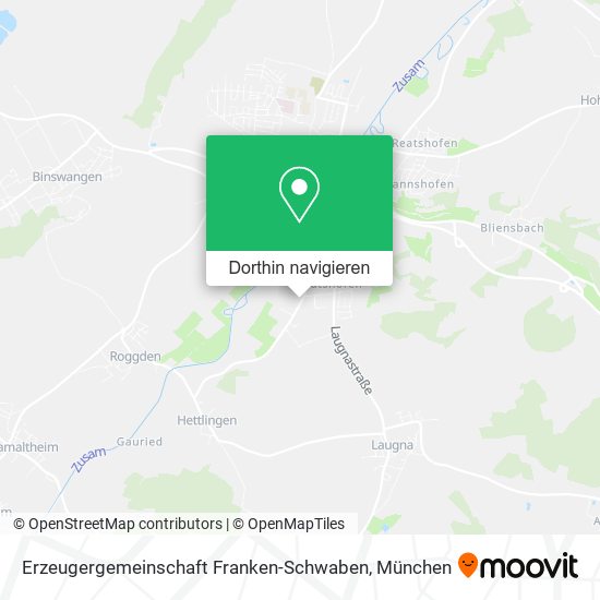 Erzeugergemeinschaft Franken-Schwaben Karte