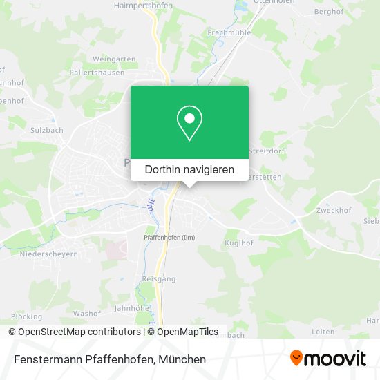 Fenstermann Pfaffenhofen Karte