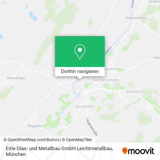 Eitle Glas- und Metallbau GmbH Leichtmetallbau Karte
