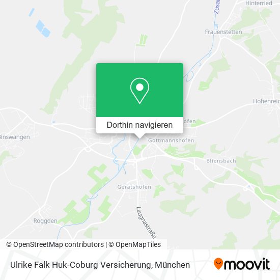 Ulrike Falk Huk-Coburg Versicherung Karte