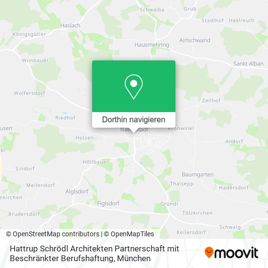 Hattrup Schrödl Architekten Partnerschaft mit Beschränkter Berufshaftung Karte
