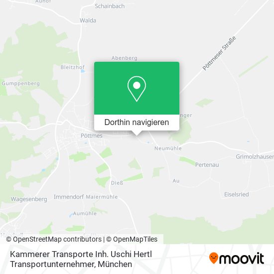 Kammerer Transporte Inh. Uschi Hertl Transportunternehmer Karte