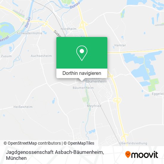 Jagdgenossenschaft Asbach-Bäumenheim Karte
