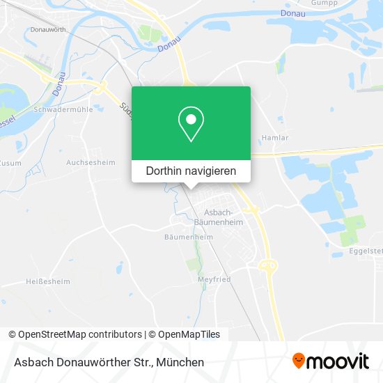 Asbach Donauwörther Str. Karte