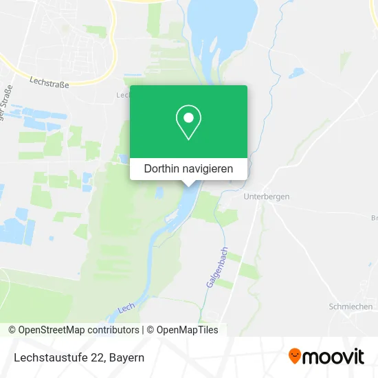 Lechstaustufe 22 Karte