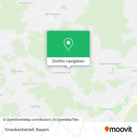Griesbeckerzell Karte