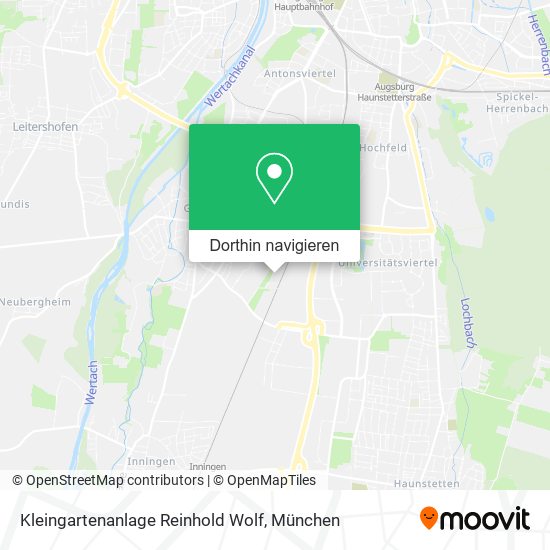 Kleingartenanlage Reinhold Wolf Karte