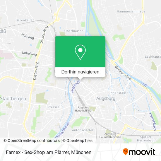 Famex - Sex-Shop am Plärrer Karte