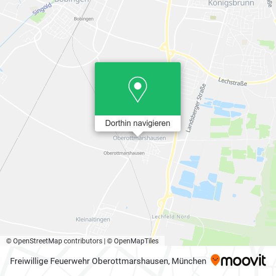 Freiwillige Feuerwehr Oberottmarshausen Karte