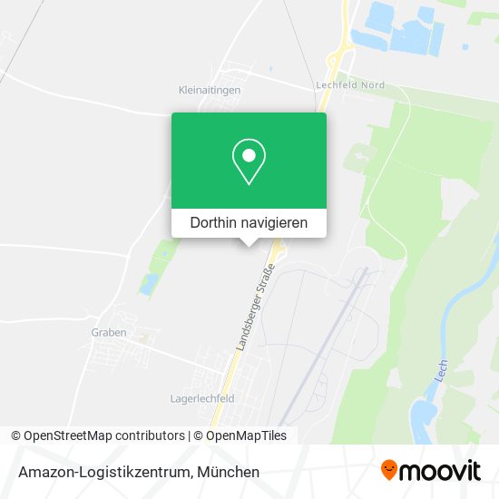 Amazon-Logistikzentrum Karte