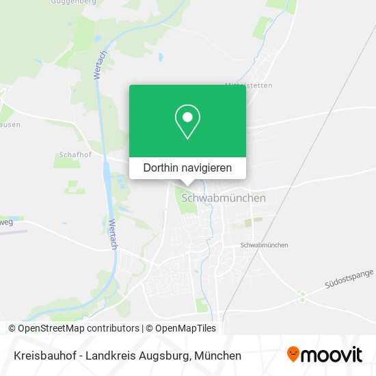 Kreisbauhof - Landkreis Augsburg Karte