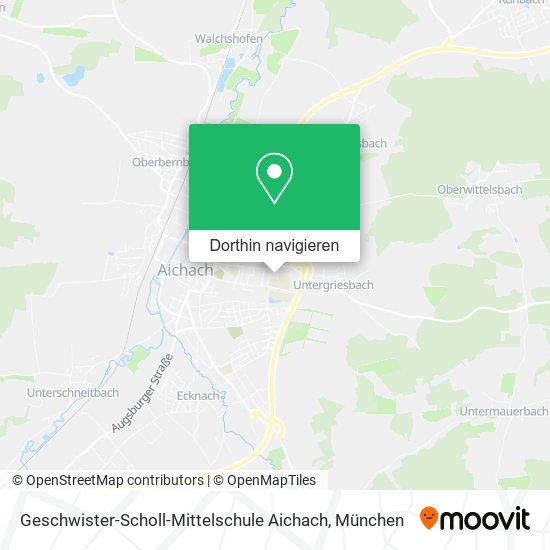 Geschwister-Scholl-Mittelschule Aichach Karte