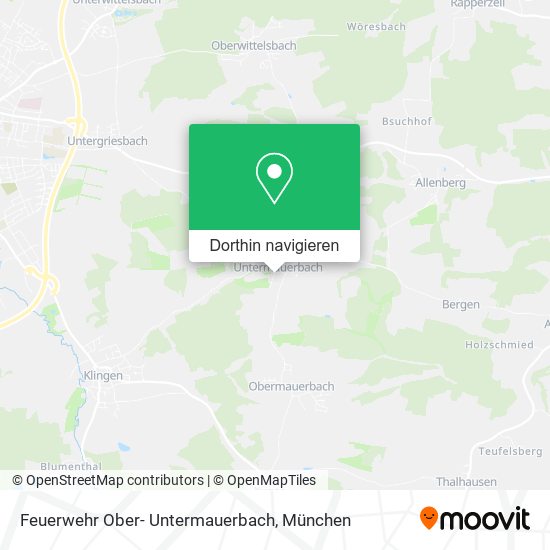 Feuerwehr Ober- Untermauerbach Karte