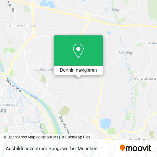 Ausbildunszentrum Baugewerbe Karte