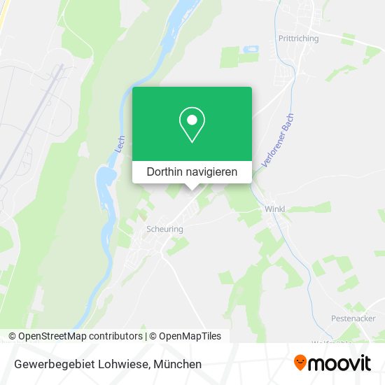 Gewerbegebiet Lohwiese Karte