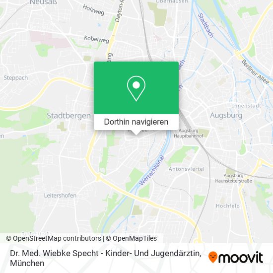 Dr. Med. Wiebke Specht - Kinder- Und Jugendärztin Karte
