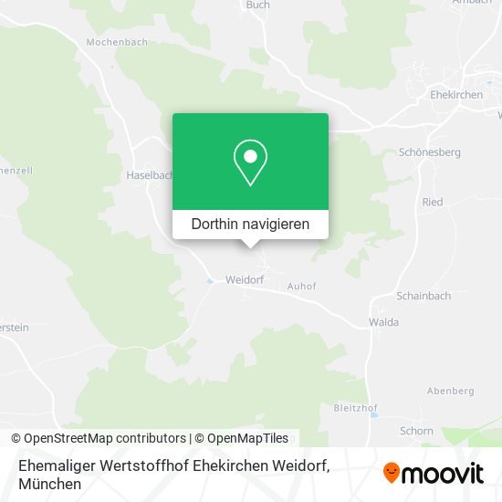 Ehemaliger Wertstoffhof Ehekirchen Weidorf Karte
