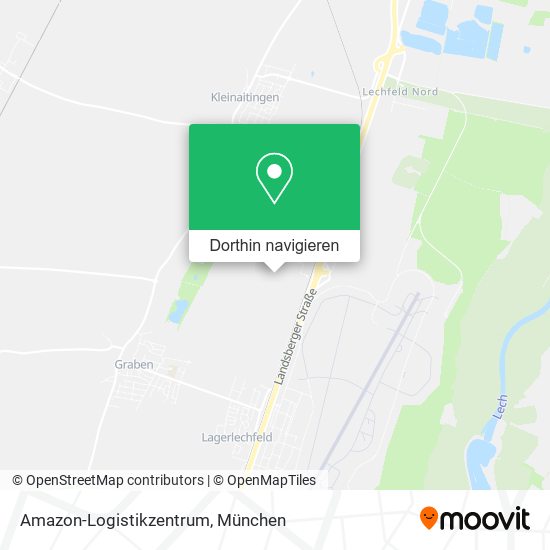 Amazon-Logistikzentrum Karte