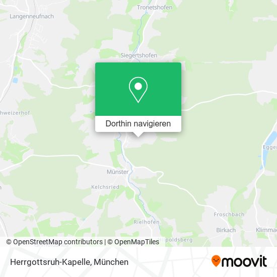 Herrgottsruh-Kapelle Karte