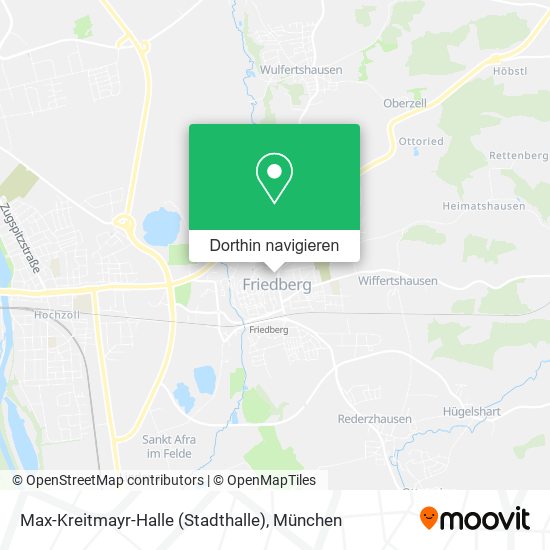 Max-Kreitmayr-Halle (Stadthalle) Karte