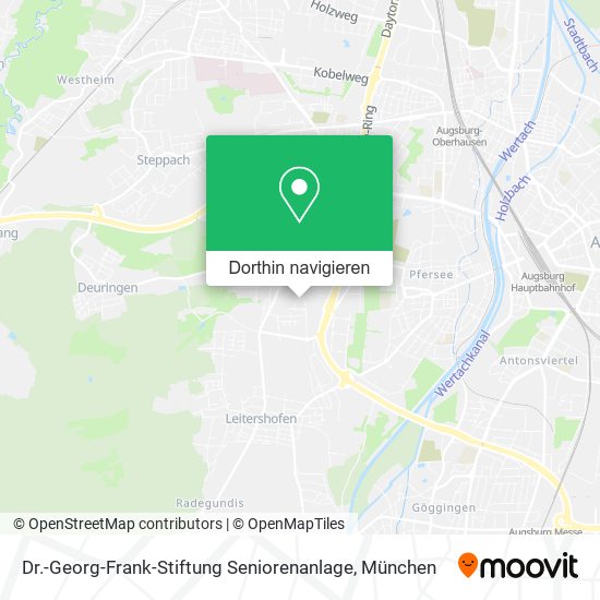 Dr.-Georg-Frank-Stiftung Seniorenanlage Karte