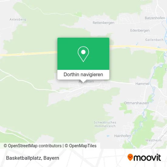 Basketballplatz Karte