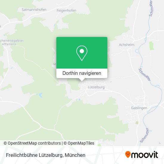 Freilichtbühne Lützelburg Karte