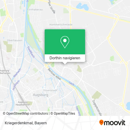 Kriegerdenkmal Karte