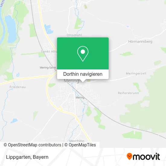 Lippgarten Karte