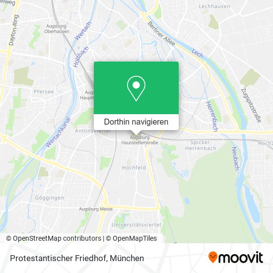 Protestantischer Friedhof Karte