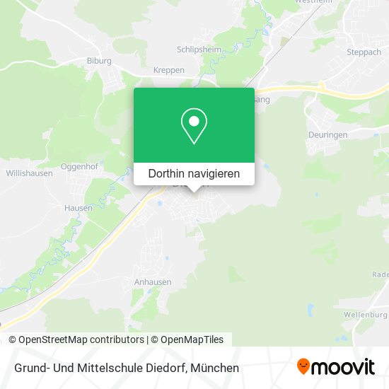 Grund- Und Mittelschule Diedorf Karte