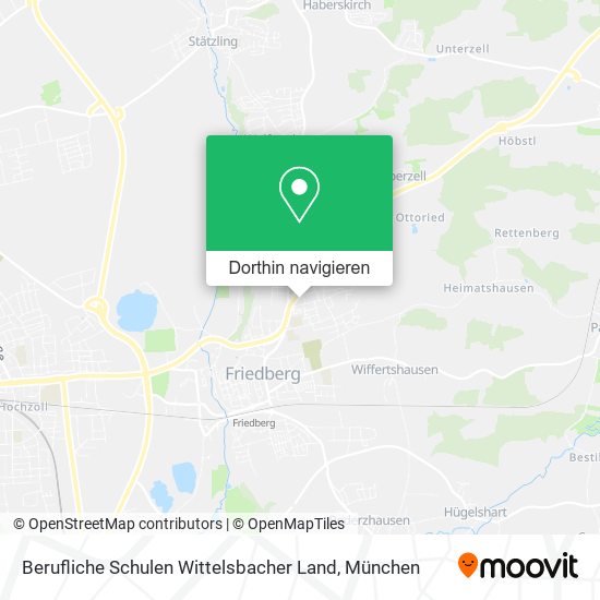 Berufliche Schulen Wittelsbacher Land Karte