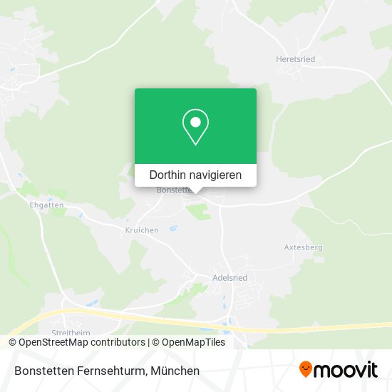 Bonstetten Fernsehturm Karte