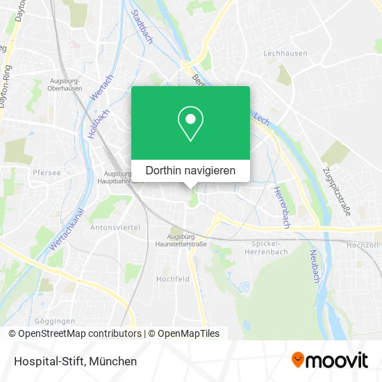 Hospital-Stift Karte