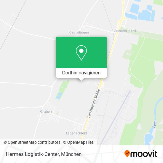 Hermes Logistik-Center Karte