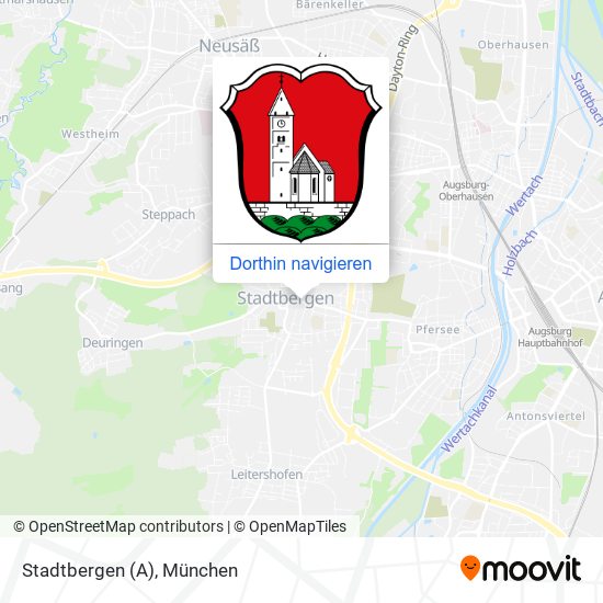 Stadtbergen (A) Karte