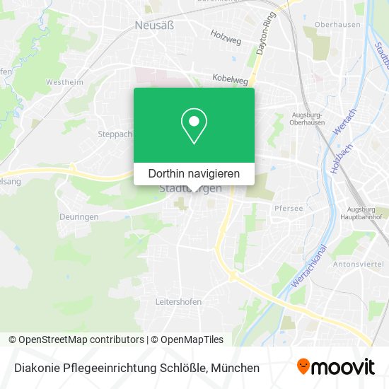 Diakonie Pflegeeinrichtung Schlößle Karte
