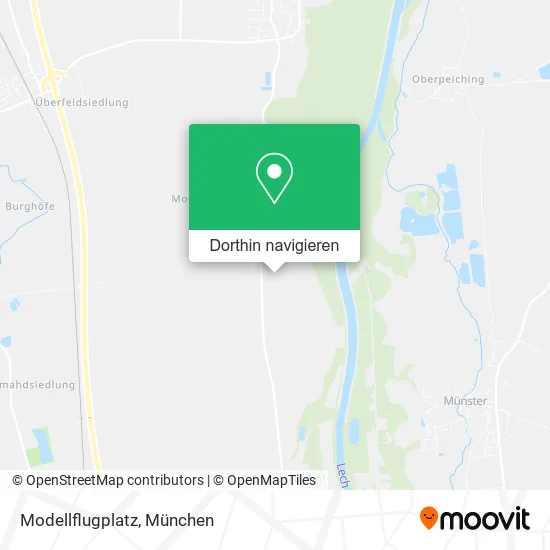 Modellflugplatz Karte