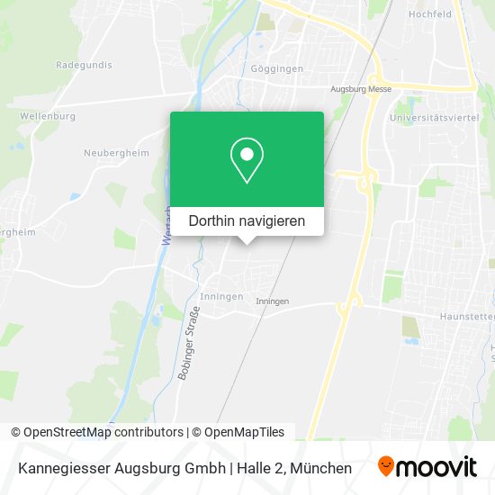 Kannegiesser Augsburg Gmbh | Halle 2 Karte