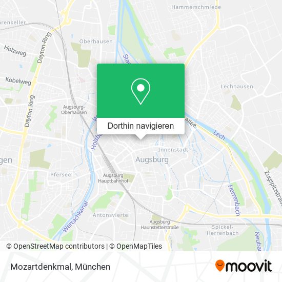 Mozartdenkmal Karte