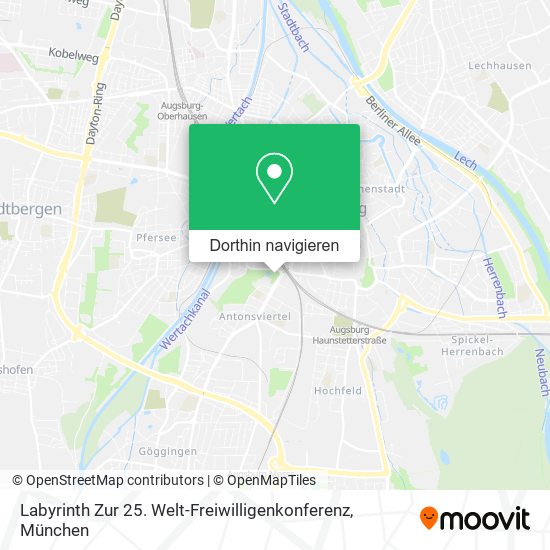 Labyrinth Zur 25. Welt-Freiwilligenkonferenz Karte