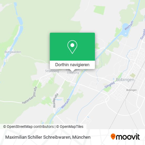 Maximilian Schiller Schreibwaren Karte