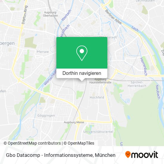 Gbo Datacomp - Informationssysteme Karte