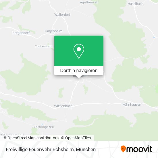 Freiwillige Feuerwehr Echsheim Karte